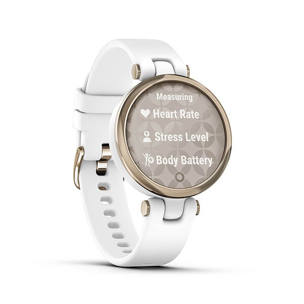 Garmin Smart Watch Lily Sport (White With Cream Gold)